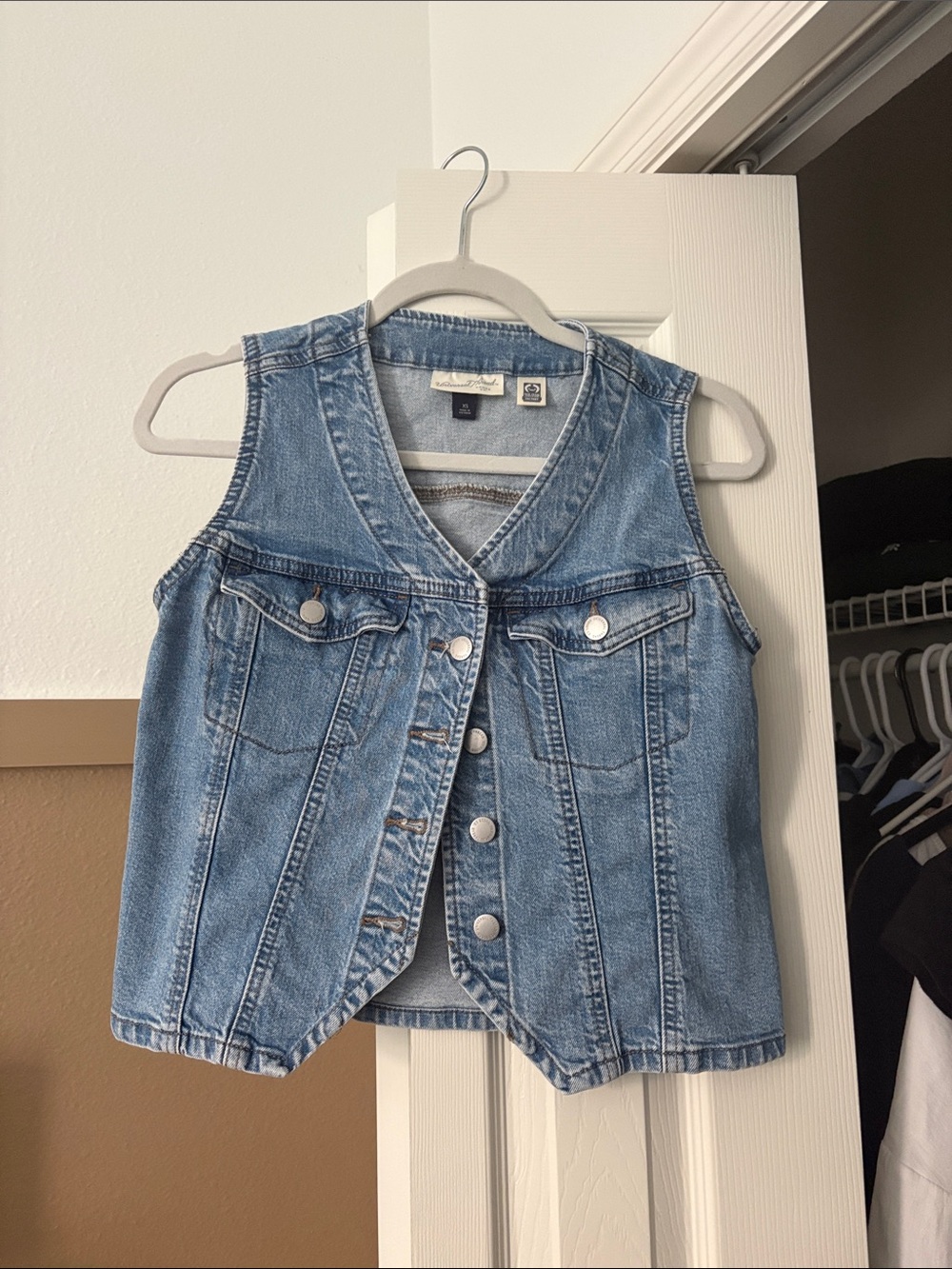 Target Light Blue Denim Vest